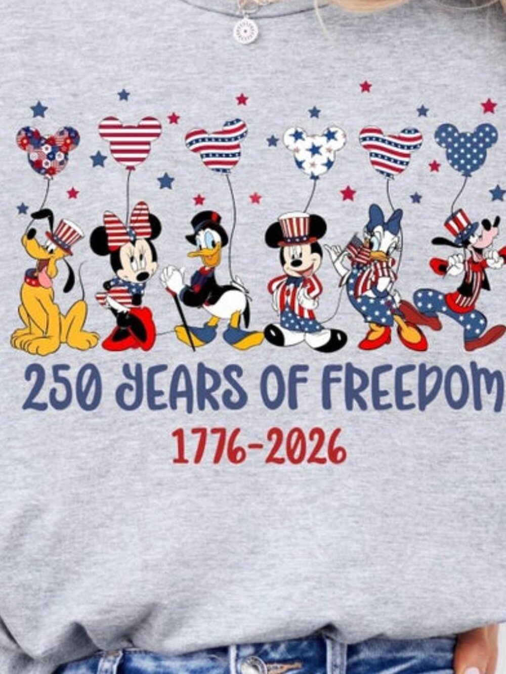 250th Anniversary Shirt, Micke and Friends 250 Years Tee - Picture 2 of 4